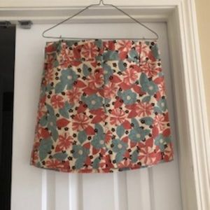 Cotton Floral Printed Skirt